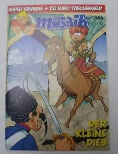seltenes Mosaik Nummer 346 Abrafaxe Variant "Anderes Cover mit Werbebanner"