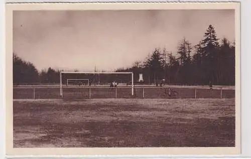 93766 AK Truppen-Übungsplatz Beverloo Fussballplatz um 1930