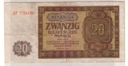 20 Mark Banknote DDR Deutsche Notenbank 1948