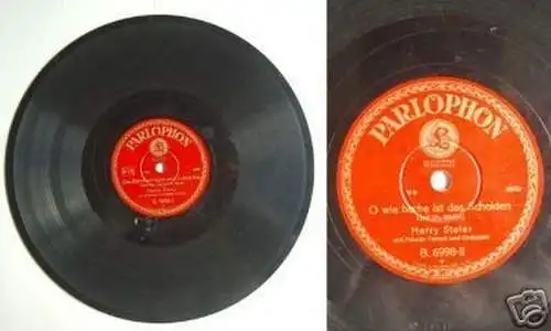Schellack Platte Parlophon Harry Steier (k)