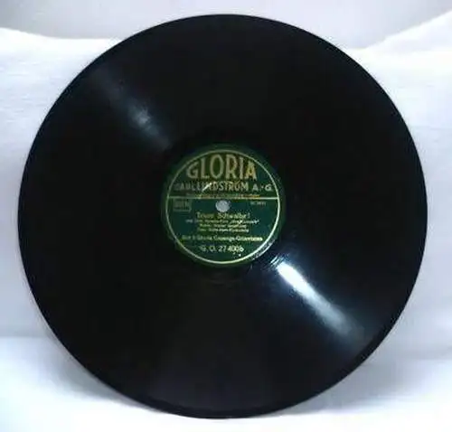 alte Schellackplatte Friesenlied u. Teure Schwalbe (o)