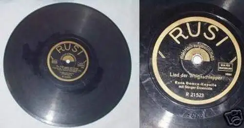 Schellack Platte Rusi Nr. R 21523 Wolgaschlepper (C)