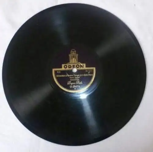 Schellackplatte Odeon Tanz-Orchester Dajos Béla um 1930 (c)