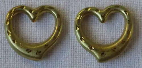 eleganter 333er Gold Kettenanhänger in Herzform (113566)