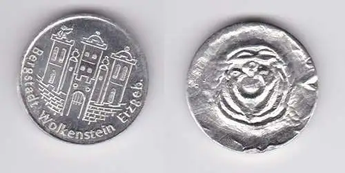 Probeabschlag DDR Medaille Bergstadt Wolkenstein Erzgebirge (151232)