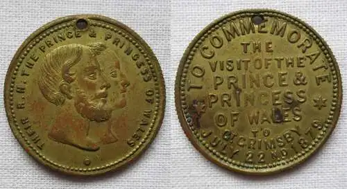 Medaille Besuch des Prinz von Wales in Gt. Grimsby 1879 (162862)