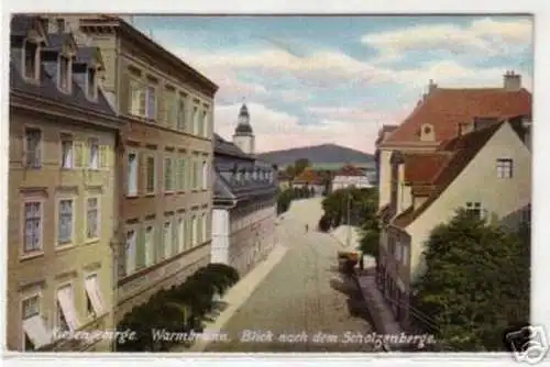 09308 Ak Warmbrunn Riesengebirge Scholzenberg 1913