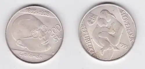 SLOWAKEI 200 Kronen AG 1995 100. Jahrestag - Geburt von Mikuláš Galanda (153376)
