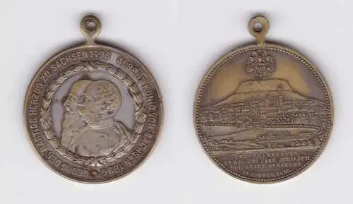 Bronze Medaille 400 Jahrfeier der Stadt Annaberg 21.September 1896 (159363)