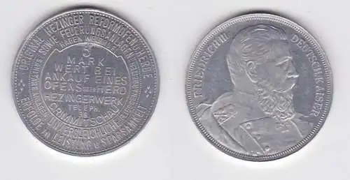 5 Mark Alu Wertmarke Hezinger Hezingerwerk Rabattmarke Crimmitschau (152173)