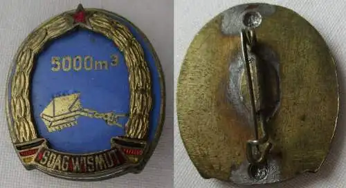 DDR Abzeichen SDAG Wismut besondere Leistungen im Wettbewerb Baggersch. (102689)