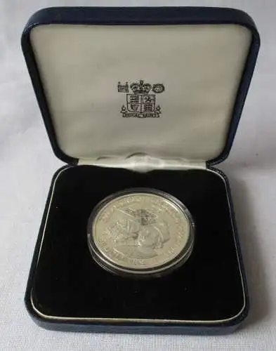 50 Dollar Silbermünze Cook Inseln 1990 500 Jahre Amerika Schiff Kolumbus (158284