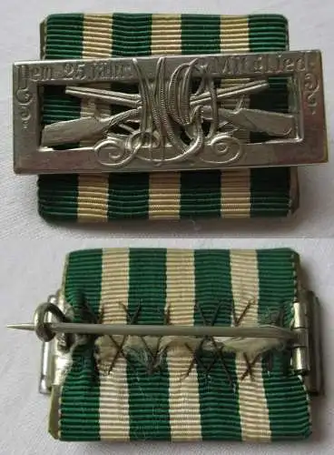 seltene Spange 25 Jahre sächsischer Militär Verein Bund um 1910 (122219)