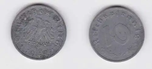 10 Pfennig Zink Münze alliierte Besatzung 1947 F Jäger 375 f.vz (130734)