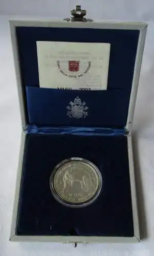 10 Euro Silber Vatikan 2003 PP "25. Pontifikatsjahr Johannes Paul II." (134710)
