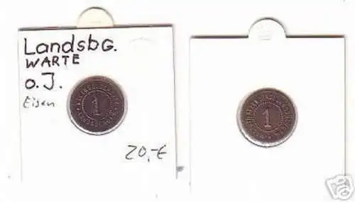 seltene Münze Notgeld 1 Pf. Landsberg Warte um 1920
