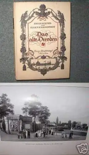 illustriertes Buch "Das alte Dresden" 1925