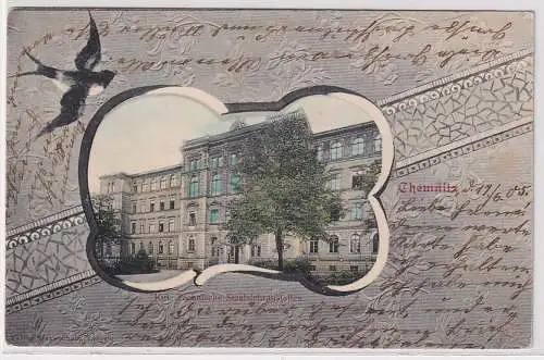 95893 Ak Chemnitz Kgl. Technische Staatslehranstalten, Rhamen und Schwalbe 1905