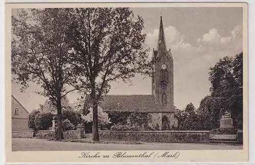 90564 Ak Kirche zu Blumenthal (Mark) um 1930