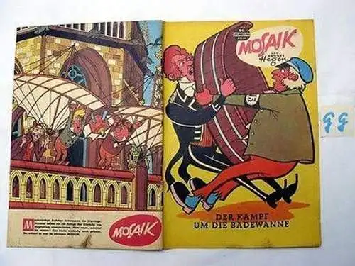 Mosaik von Hannes Hegen Digedag Nummer 82 von 1963 gg