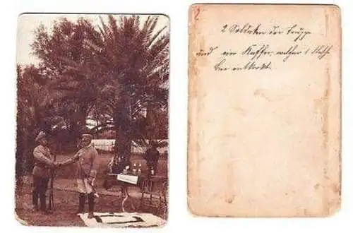 45453 Foto 2 Soldaten der Schutztruppe DSWA um 1900