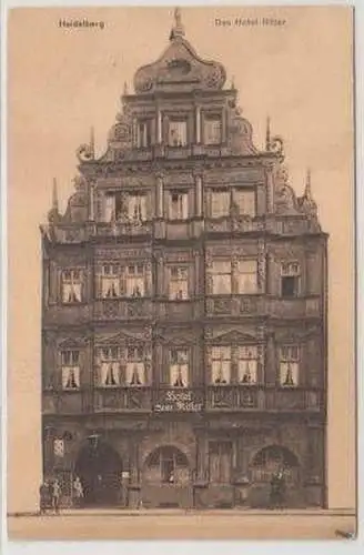 46370 Ak Heidelberg Hotel "Zum Ritter" um 1930