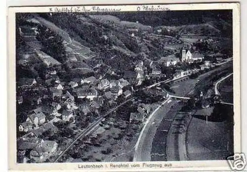 26663 Ak Lautenbach im Renchtal vom Flugzeug aus 1935