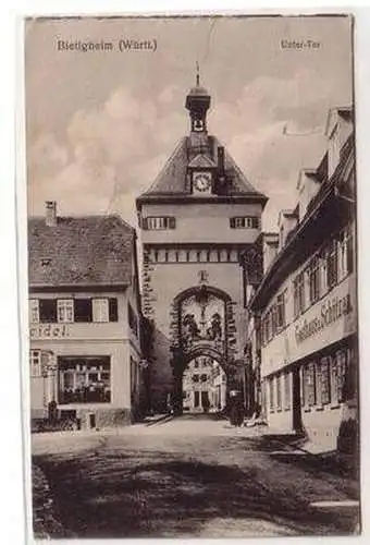 28744 Ak Bietigheim Württ. Gasthaus zum Schützen 1916