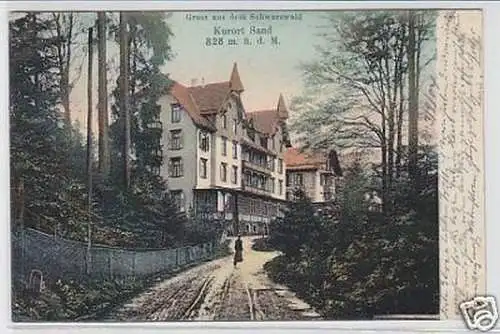32129 Ak Gruß aus dem Schwarzwald Kurort Sand 1904