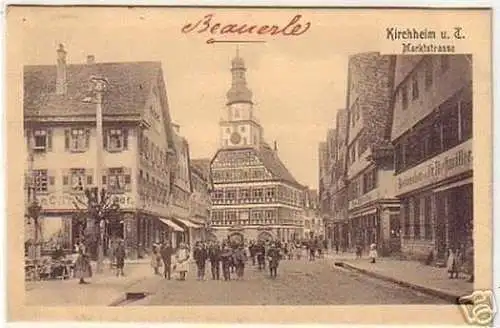 17946 Ak Kirchheim u.Teck Marktstrasse 1910