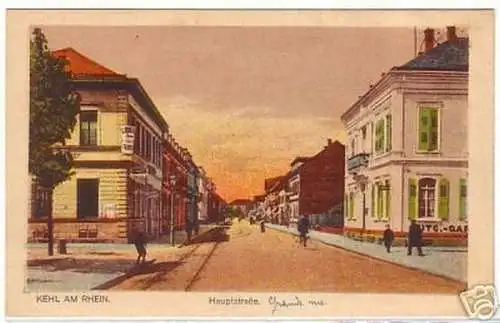 11510 Ak Kehl am Rhein Hauptstrasse 1924