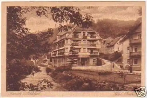 20287 Ak Berneck im Fichtelgebirge Hotel Bube 1927