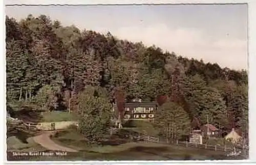 18068 Ak Skihütte Rusel Bayerischer Wald 1959