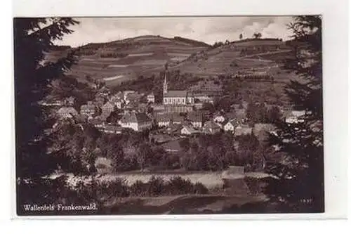 38155 Foto Ak Wallenfels Frankenwald Totalansicht um 1930