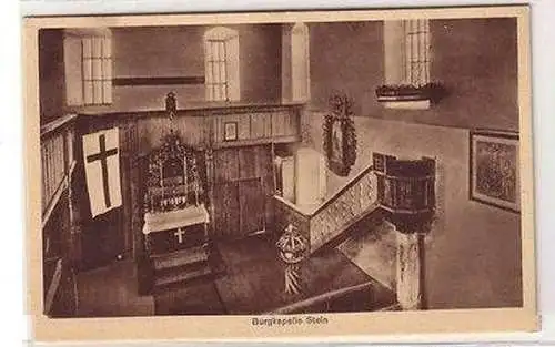 41972 Ak Burgkapelle Stein bei Berneck im Fichtelgebirge um 1930