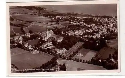 40884 Ak Diessen am Ammersee vom Flugzeug aus um 1940