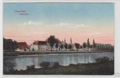 47295 Feldpost Ak Ingolstadt Realschule 1917