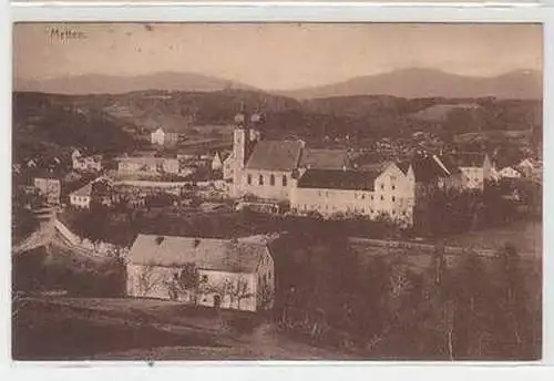 50927 Ak Metten in Bayern Totalansicht 1922