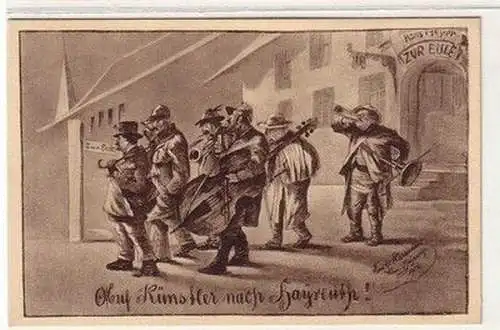 59901 Ak Bayreuth Hans Meyer "Zur Eule" um 1930