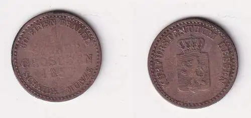 1 Silbergroschen Münze Hessen 1853 s (114263)