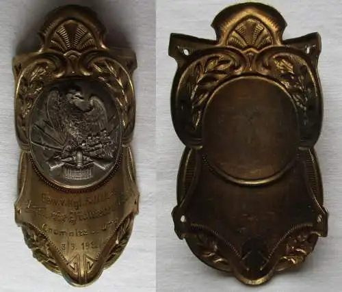 rarer Fahnen Stocknagel K.S.Militärverein Chemnitz Artillerie 1912 (112261)