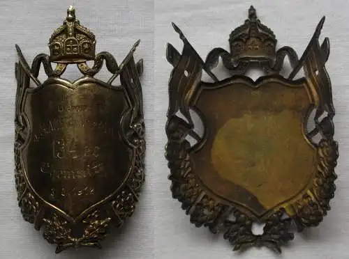 rarer Fahnen Stocknagel K.S.Militärverein 134er Chemnitz 1912 (115718)