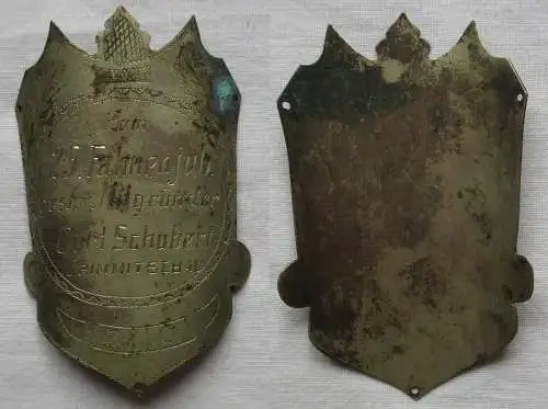 seltener Fahnen / Stocknagel zum 25.Fahnenjubiläum Crimmitschau (117109)