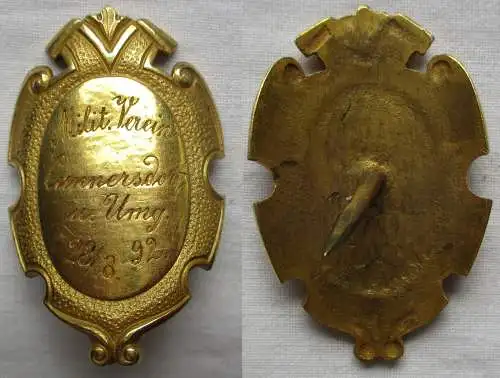 rarer Fahnen Stocknagel MilitärvereinCunnersdorf & Umg. 28.8.1892 (115691)