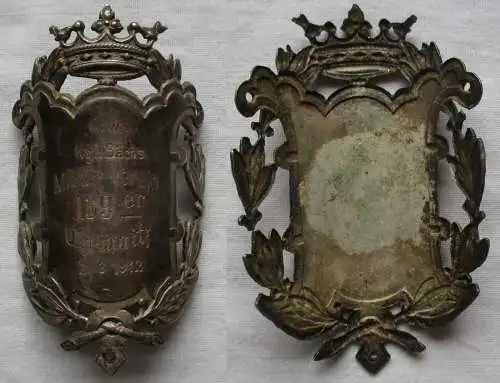 rarer Fahnen Stocknagel K.S.Militärverein 139er Chemnitz 1912 (102276)