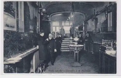 95757 Ak Gruss von der 1. Bierquelle a la Aschinger Berlin 1909