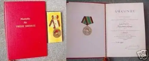 Orden NVA für treue Dienste 20 Jahre mit Urkunde 1967 (BN4038)