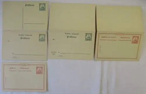 7 Ganzsachen Deutsche Kolonien 3+4+5 Pfennig Deutsch-Ostafrika(117860)