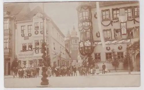 29630 Foto Ak Bayreuth - Restaurant Georg Ströber, Straßenansicht