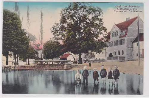79957 Ak Gruß aus Lausnitz bei Neustadt an der Orla - Gasthaus zur Friedenseiche